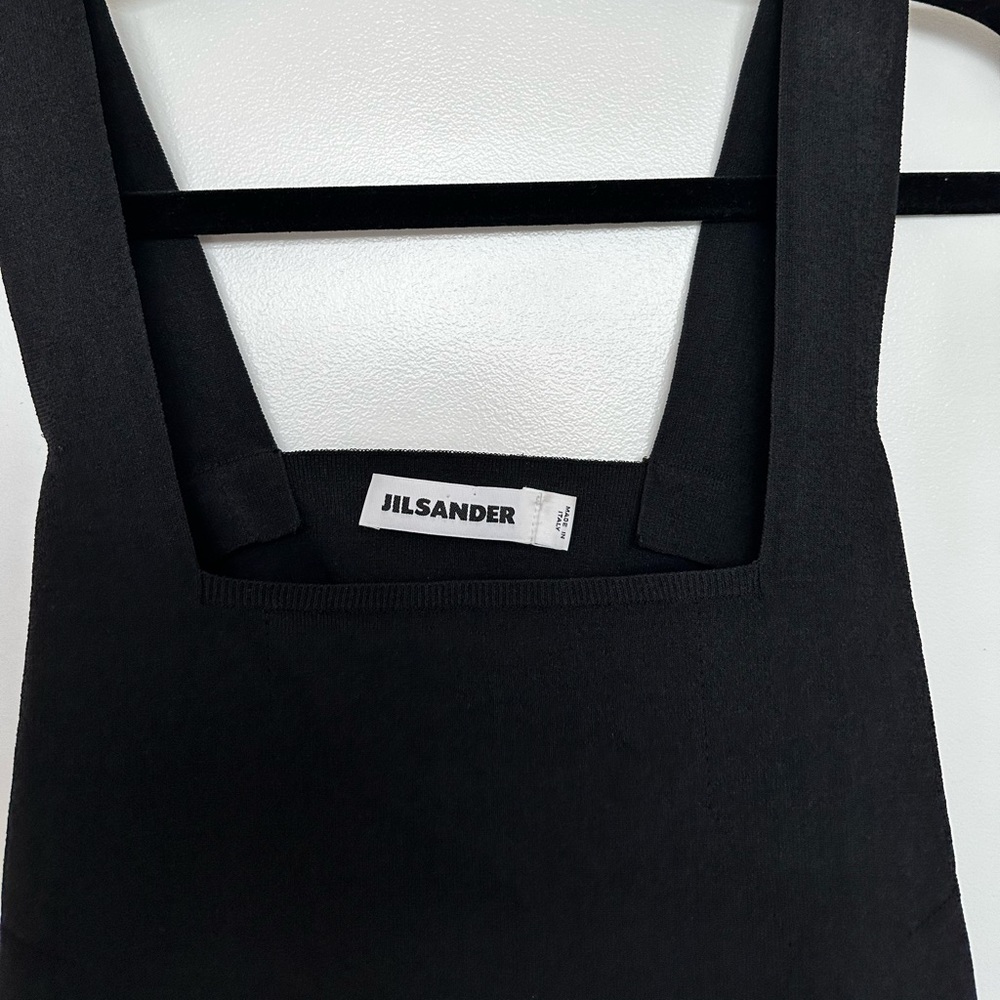 Jil Sander Black Bra Top